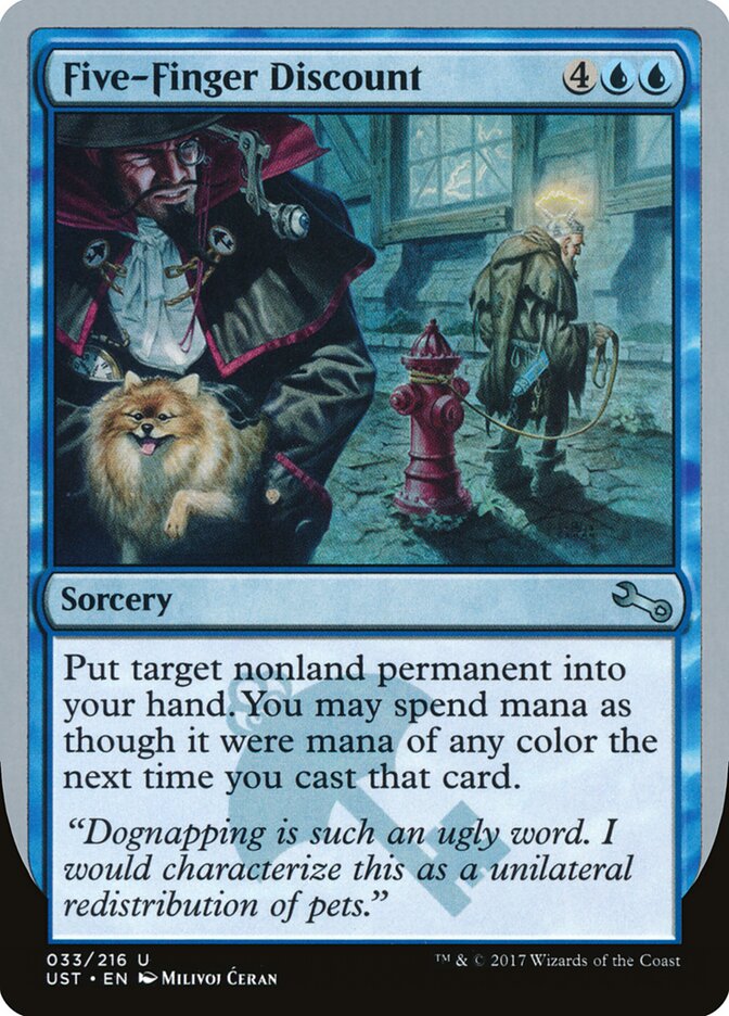 Five-Finger Discount (33) - Unstable (UST)