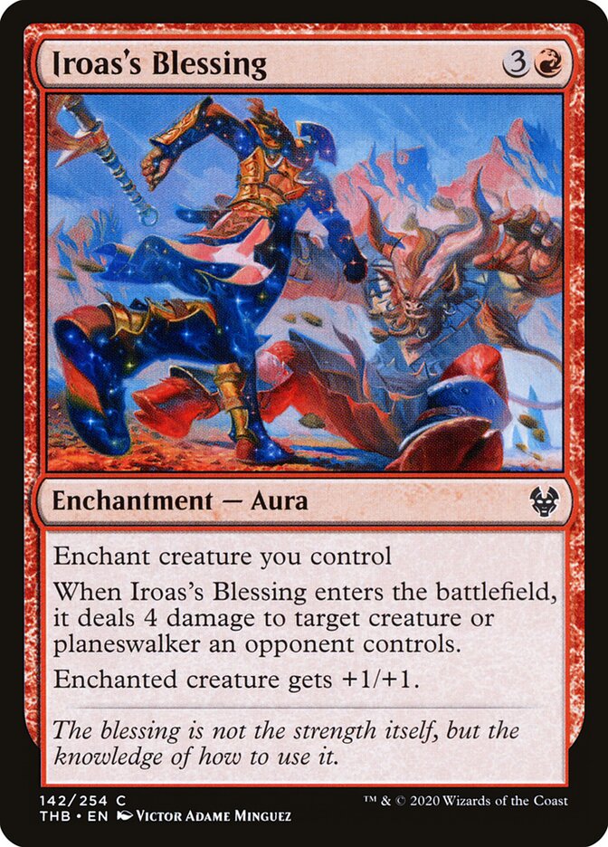 Iroas's Blessing (142) - Theros Beyond Death (THB)