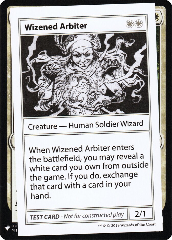 Wizened Arbiter (14) - Mystery Booster Playtest Cards 2019 (CMB1)