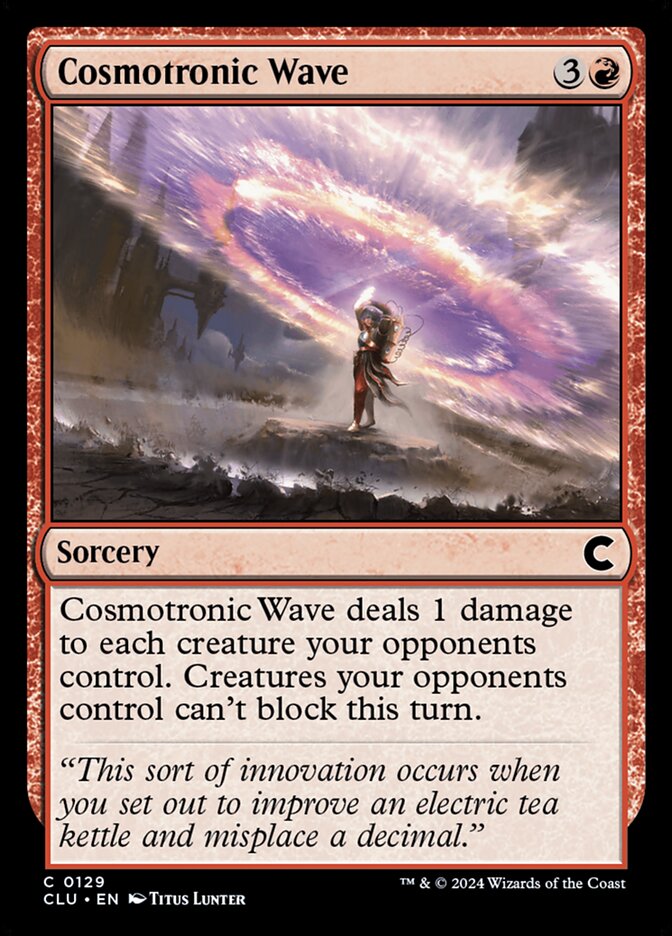 Cosmotronic Wave (129) - Ravnica: Clue Edition (CLU)