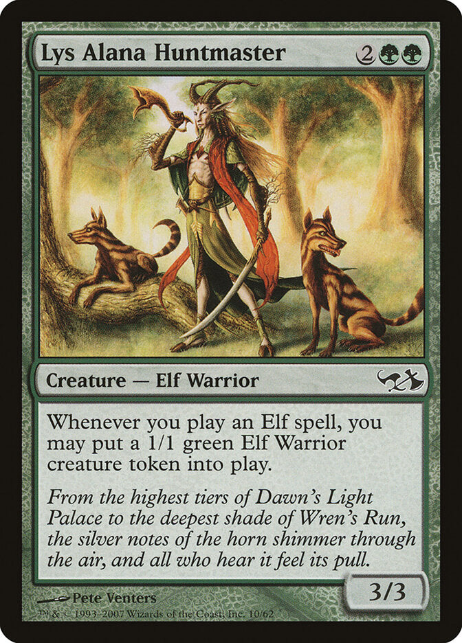 Lys Alana Huntmaster (10) - Duel Decks: Elves vs. Goblins (DD1)