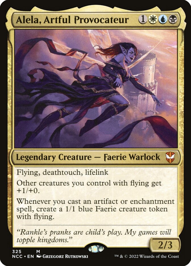 Alela, Artful Provocateur (325) - New Capenna Commander (NCC)