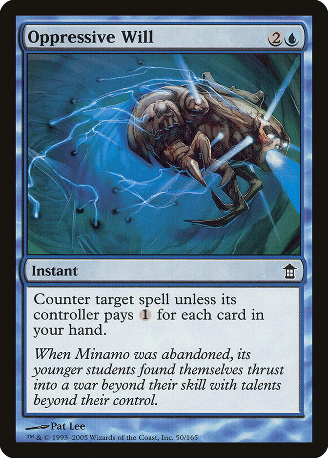 Oppressive Will (50) - Saviors of Kamigawa (SOK)