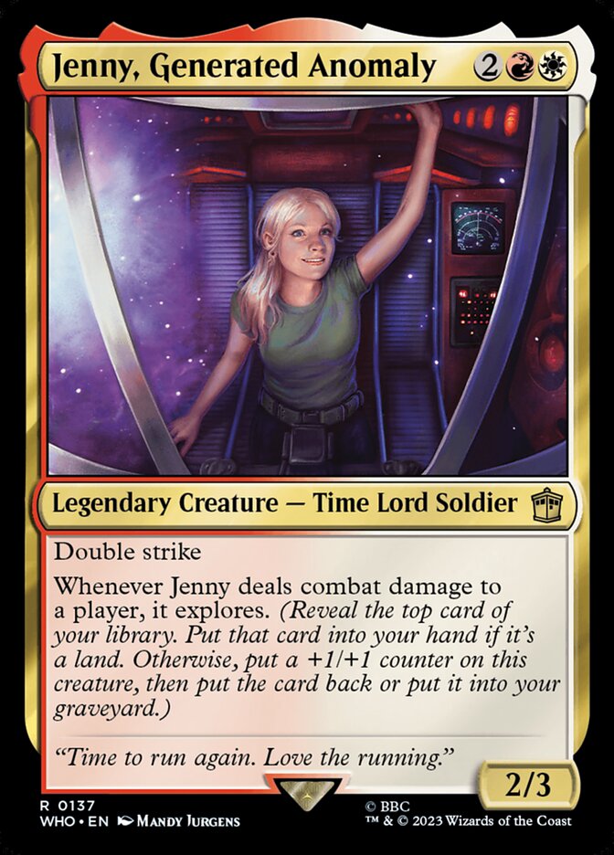 Jenny, Generated Anomaly (137) - Doctor Who (WHO)