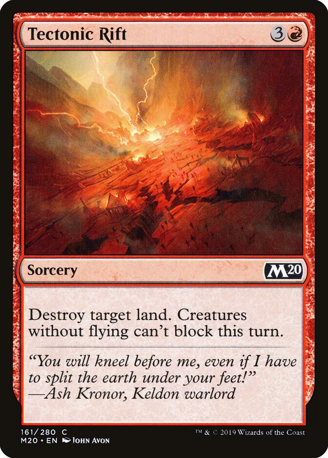 Tectonic Rift (161) - Core Set 2020 (M20)
