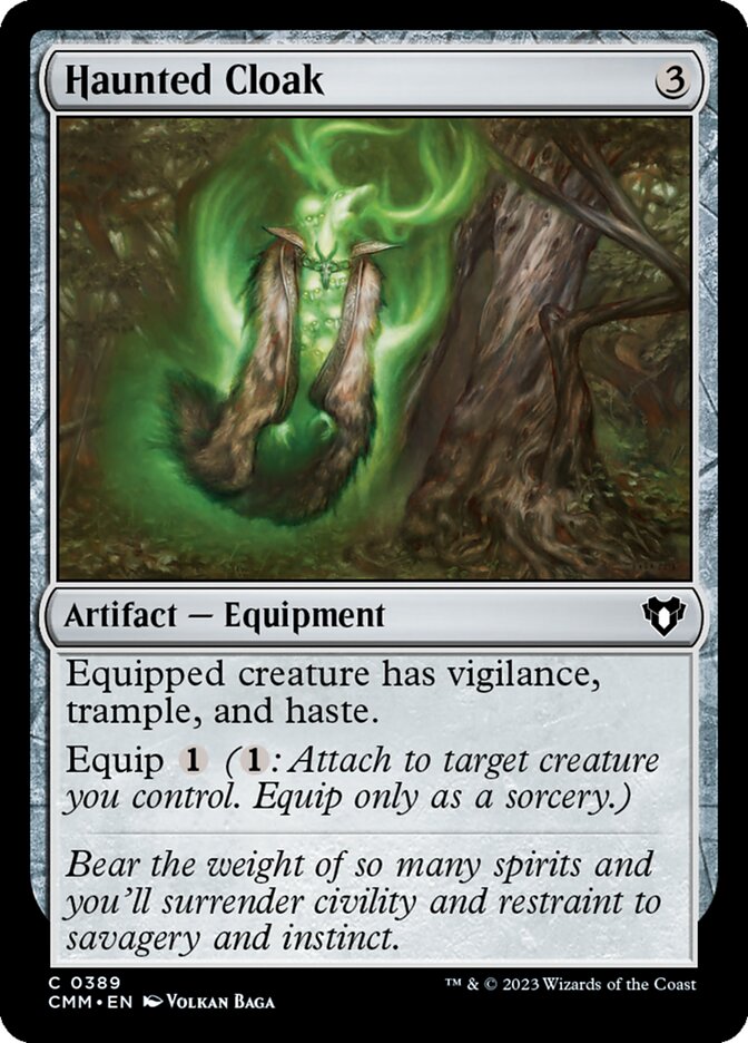 Haunted Cloak (389) - Commander Masters (CMM)