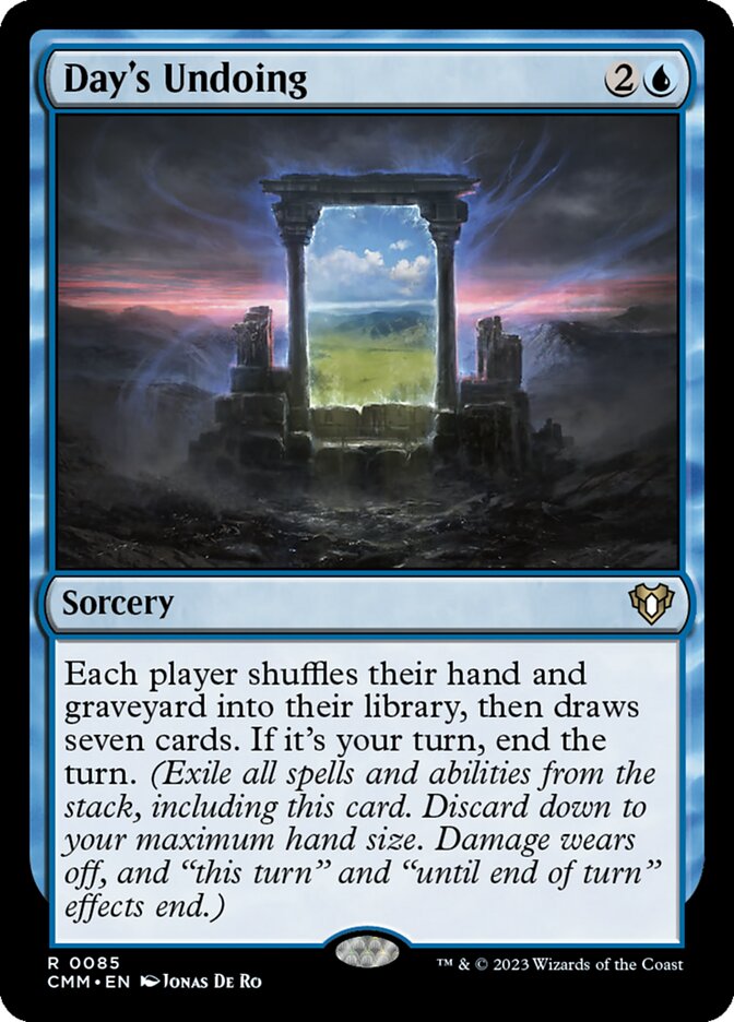 Day's Undoing (85) - Commander Masters (CMM)