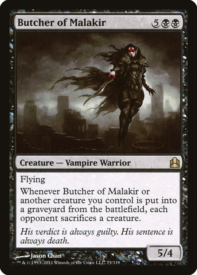 Butcher of Malakir (75) - Commander 2011 (CMD)