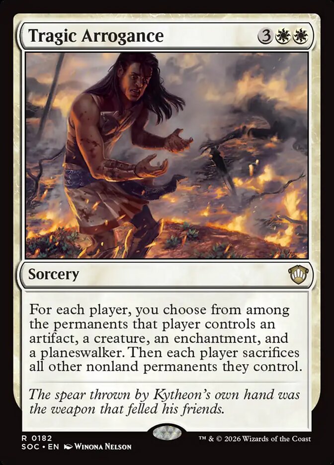Tragic Arrogance (182) - Secrets of Strixhaven Commander (SOC)