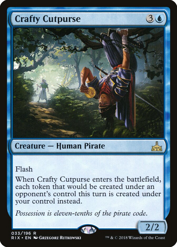 Crafty Cutpurse (33) - Rivals of Ixalan (RIX)