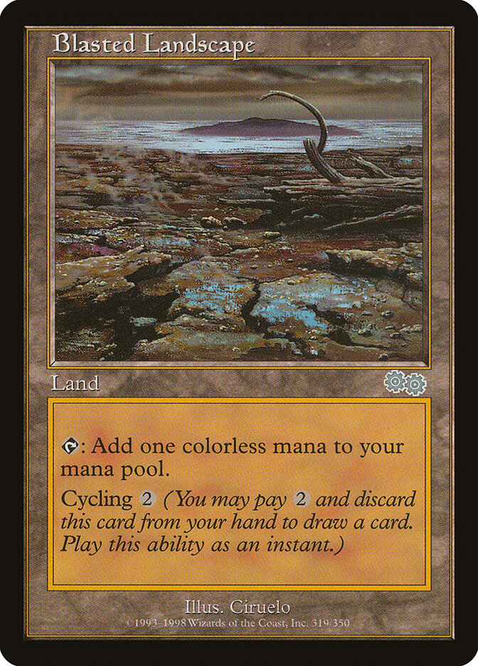 Blasted Landscape (319) - Urza's Saga (USG)