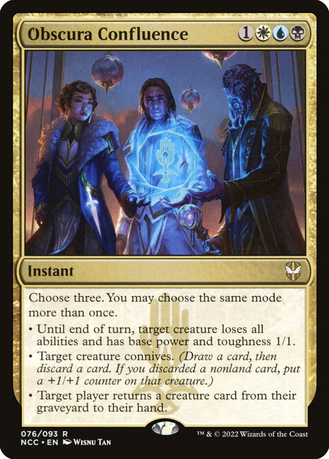 Obscura Confluence (76) - New Capenna Commander (NCC)
