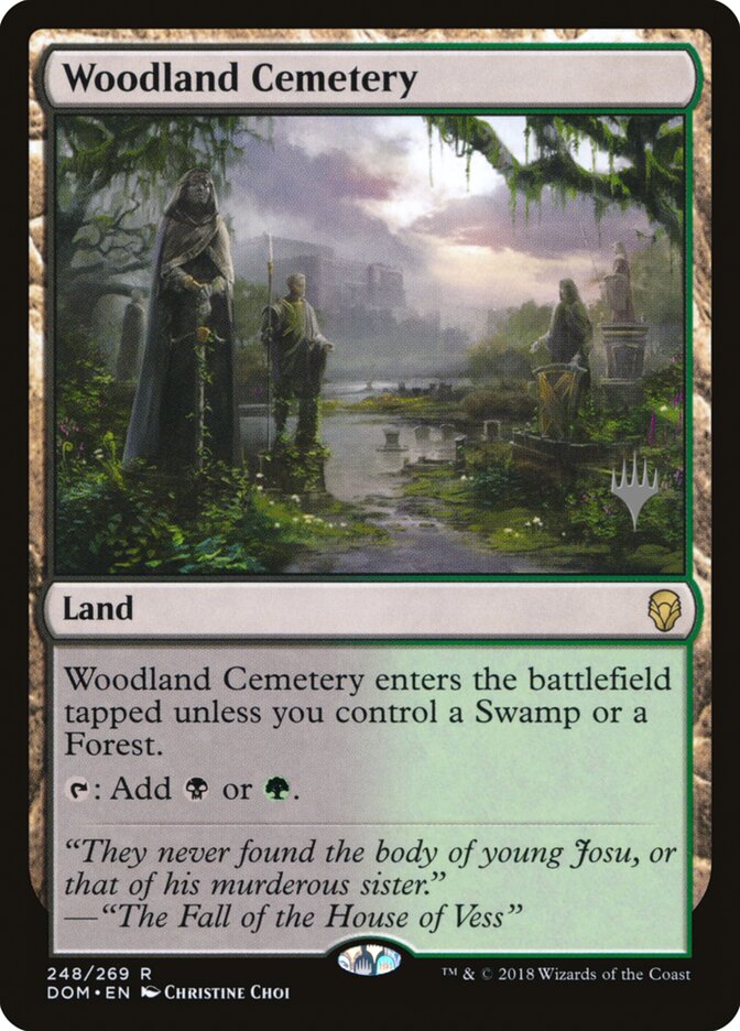 Woodland Cemetery (248p) - Dominaria Promos (PDOM)