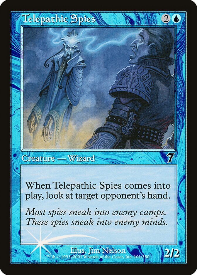 Telepathic Spies (101) - Seventh Edition (7ED)