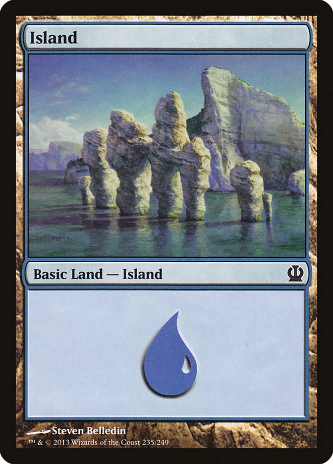 Island (235) - Theros (THS)