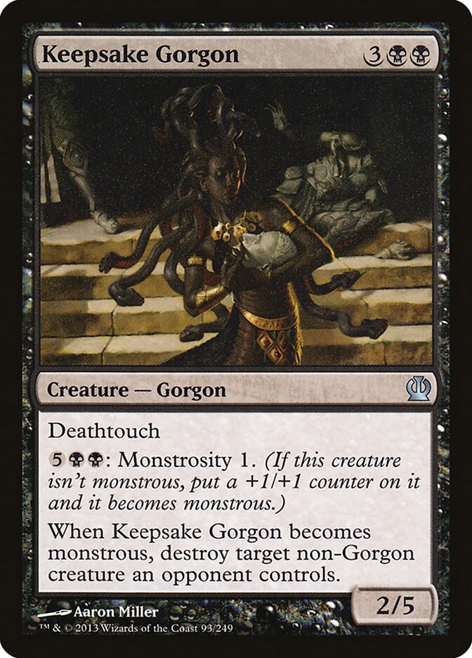 Keepsake Gorgon (93) - Theros (THS)
