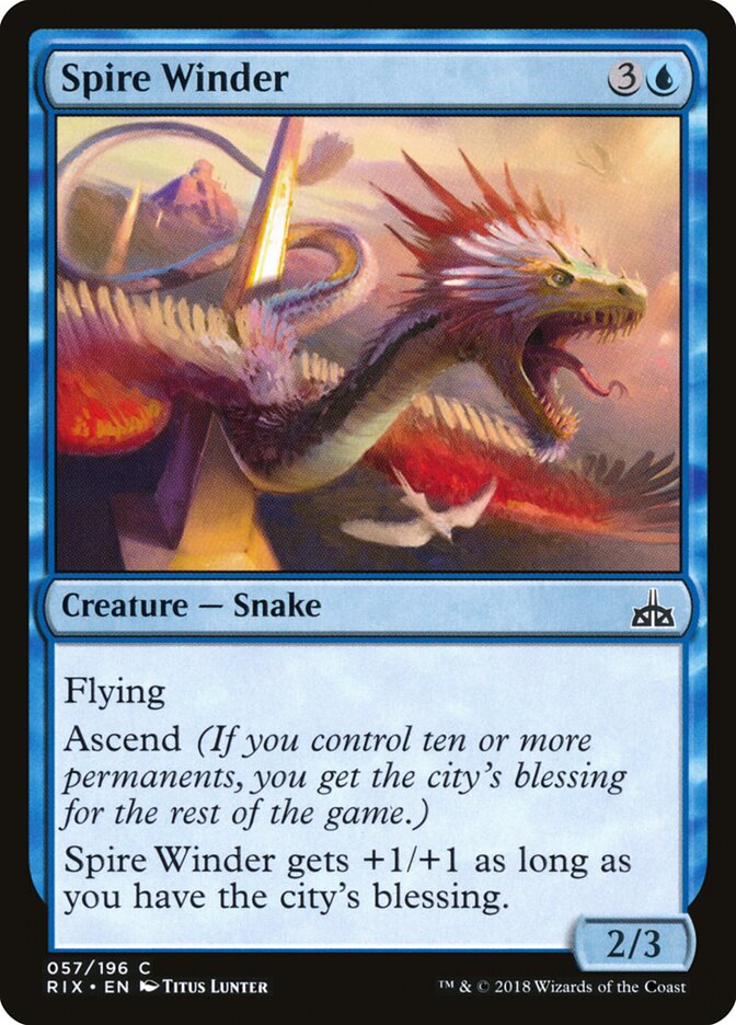 Spire Winder (57) - Rivals of Ixalan (RIX)