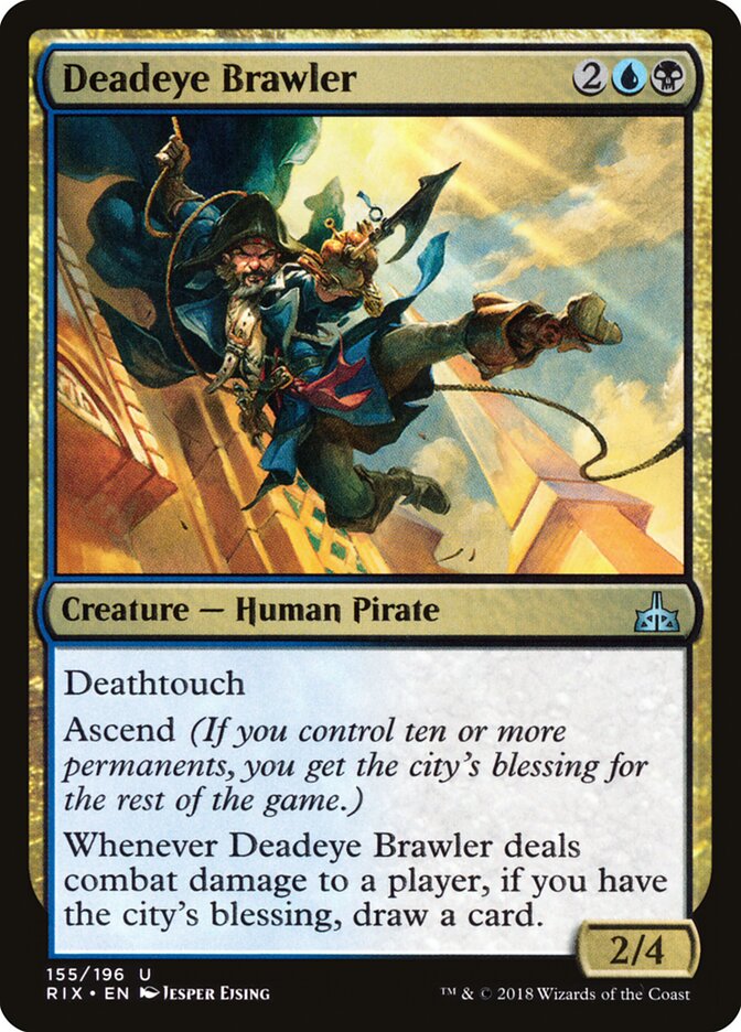 Deadeye Brawler (155) - Rivals of Ixalan (RIX)