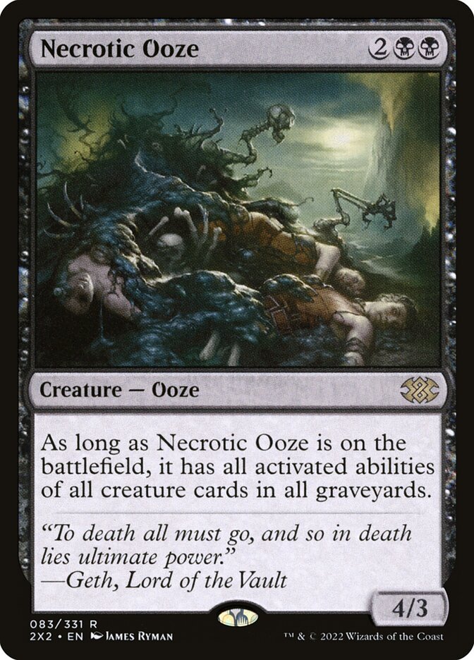 Necrotic Ooze (83) - Double Masters 2022 (2X2)
