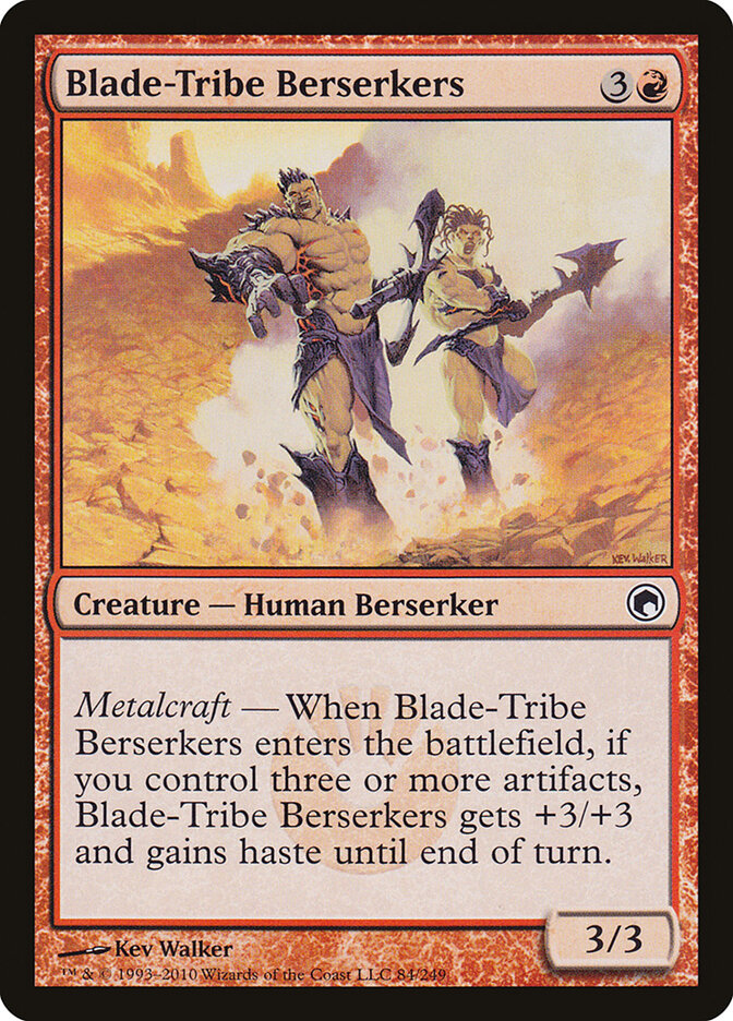 Blade-Tribe Berserkers (84) - Scars of Mirrodin (SOM)