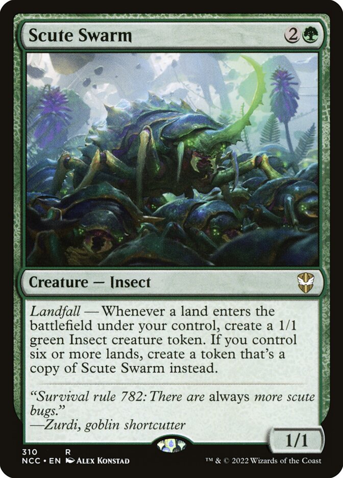Scute Swarm (310) - New Capenna Commander (NCC)