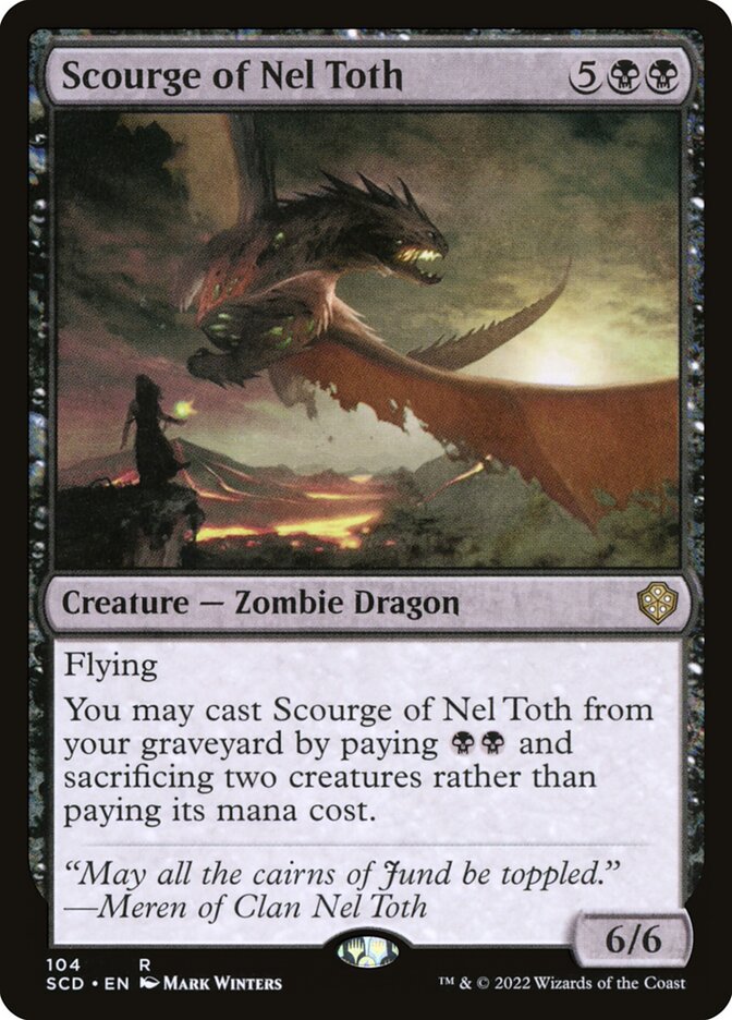 Scourge of Nel Toth (104) - Starter Commander Decks (SCD)