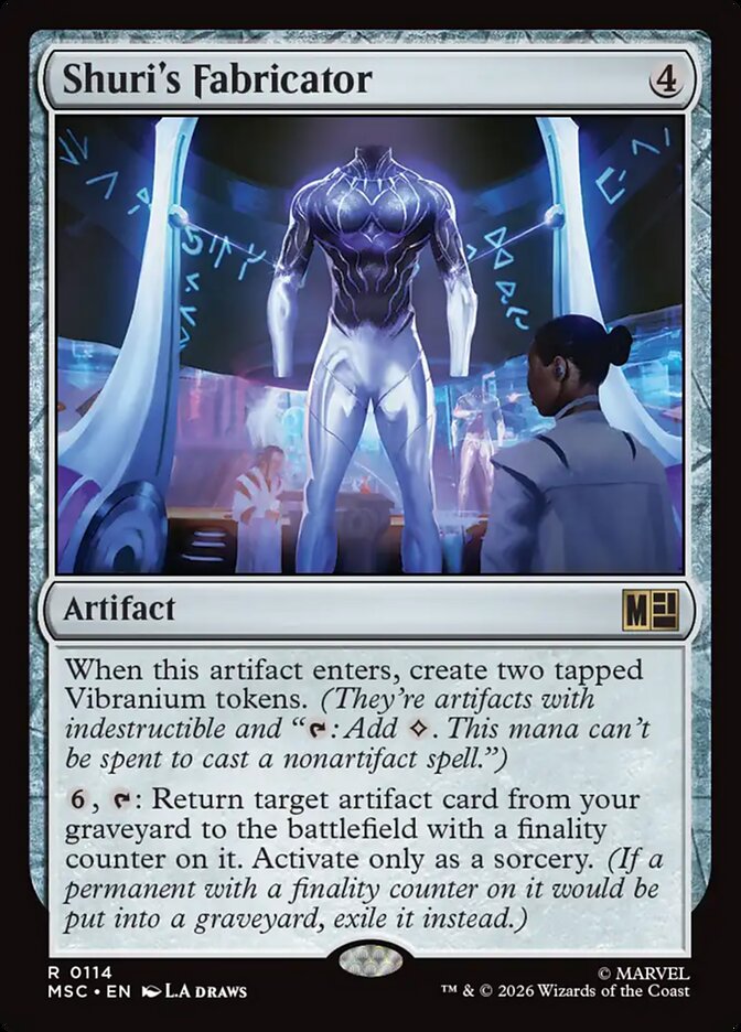 Shuri's Fabricator (114) - Marvel Super Heroes Commander (MSC)