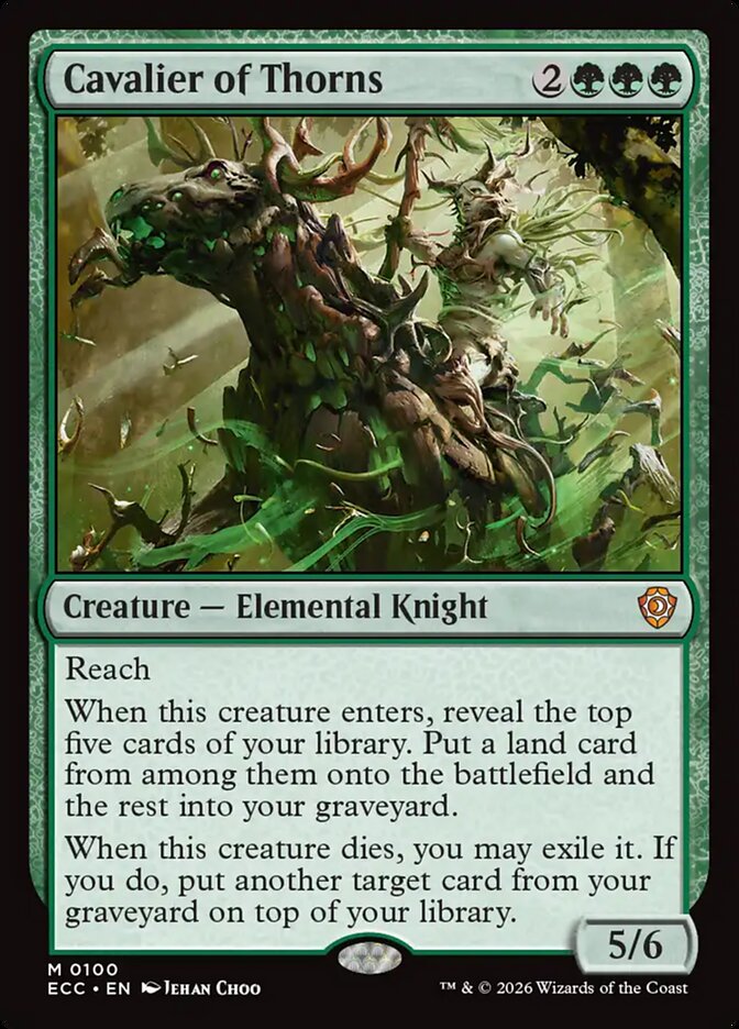 Cavalier of Thorns (100) - Lorwyn Eclipsed Commander (ECC)