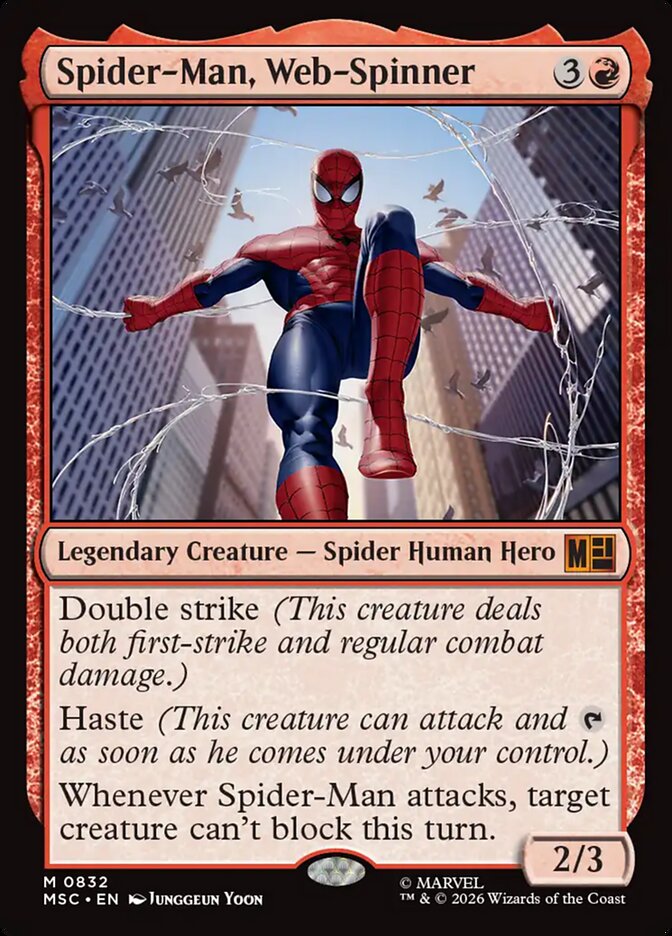 Spider-Man, Web-Spinner (832) - Marvel Super Heroes Commander (MSC)