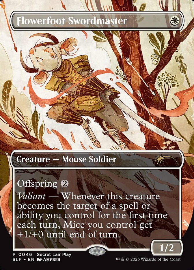 Flowerfoot Swordmaster (46) - Secret Lair Promo (SLP)