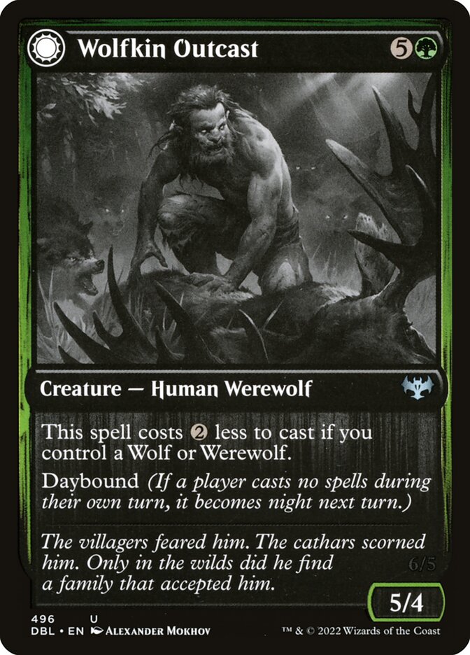 Wolfkin Outcast // Wedding Crasher - Innistrad: Double Feature (DBL)