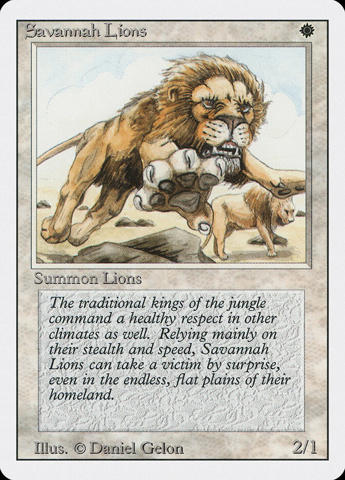 Savannah Lions (39) - Revised Edition (3ED)