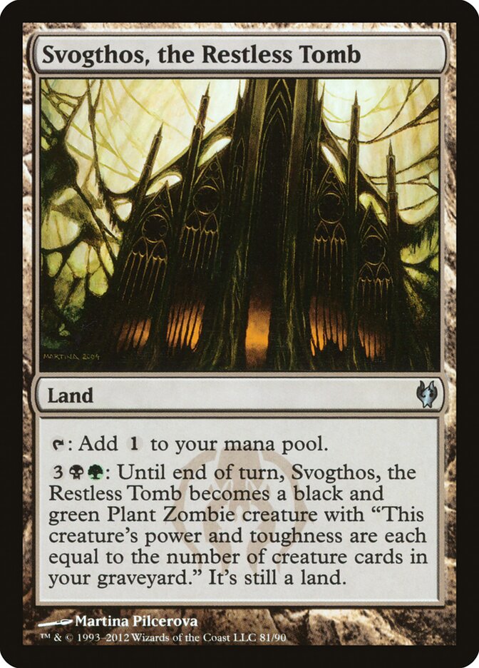 Svogthos, the Restless Tomb (81) - Duel Decks: Izzet vs. Golgari (DDJ)