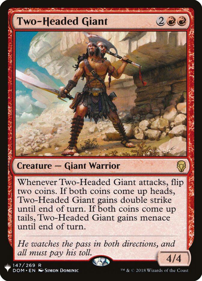 Two-Headed Giant (DOM-147) - The List (PLST)