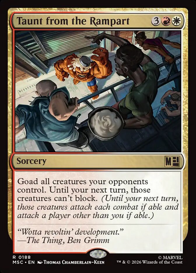Taunt from the Rampart (188) - Marvel Super Heroes Commander (MSC)