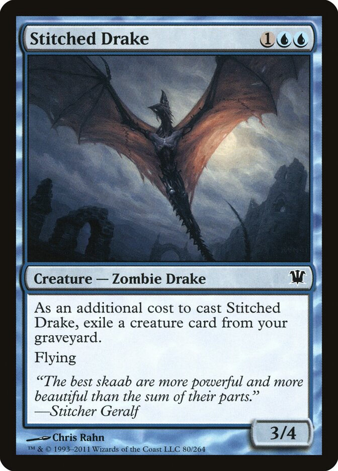 Stitched Drake (80) - Innistrad (ISD)