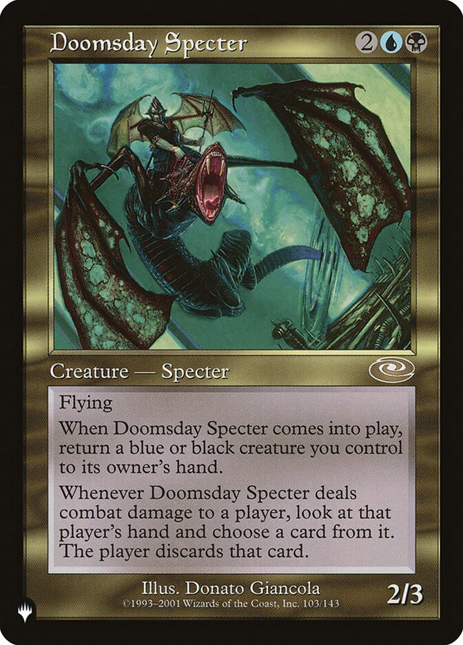 Doomsday Specter (PLS-103) - The List (PLST)