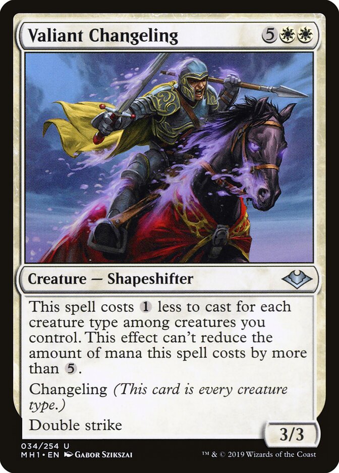 Valiant Changeling (34) - Modern Horizons (MH1)