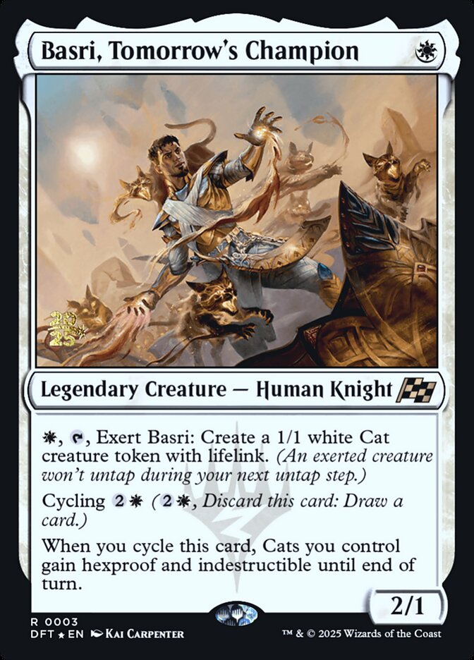 Basri, Tomorrow's Champion (3s) - Aetherdrift Promos (PDFT)
