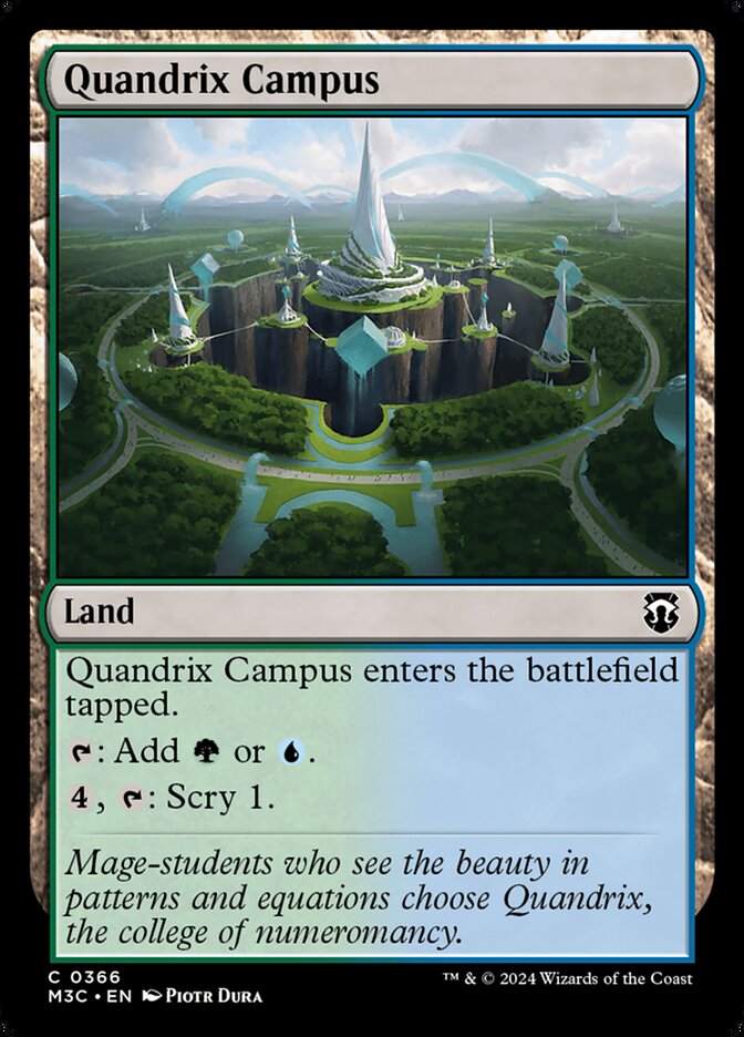 Quandrix Campus (366) - Modern Horizons 3 Commander (M3C)