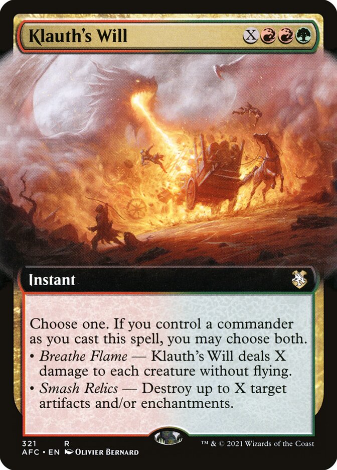 Klauth's Will (321) - Forgotten Realms Commander (AFC)