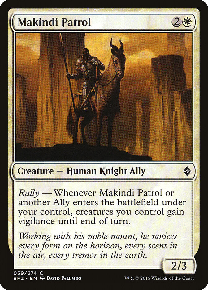 Makindi Patrol (39) - Battle for Zendikar (BFZ)