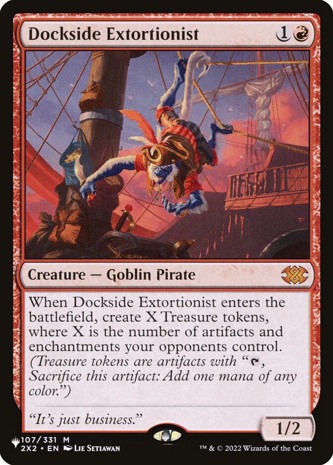 Dockside Extortionist (2X2-107) - The List (PLST)