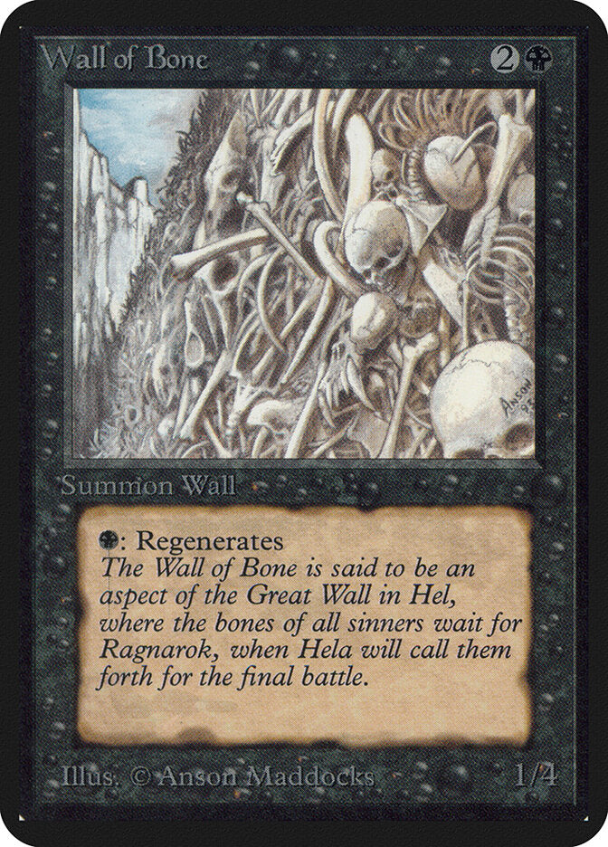 Wall of Bone (132) - Limited Edition Alpha (LEA)