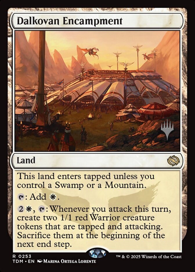 Dalkovan Encampment (253p) - Tarkir: Dragonstorm Promos (PTDM)