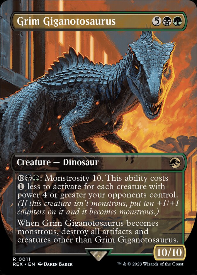 Grim Giganotosaurus (11) - Jurassic World Collection (REX)