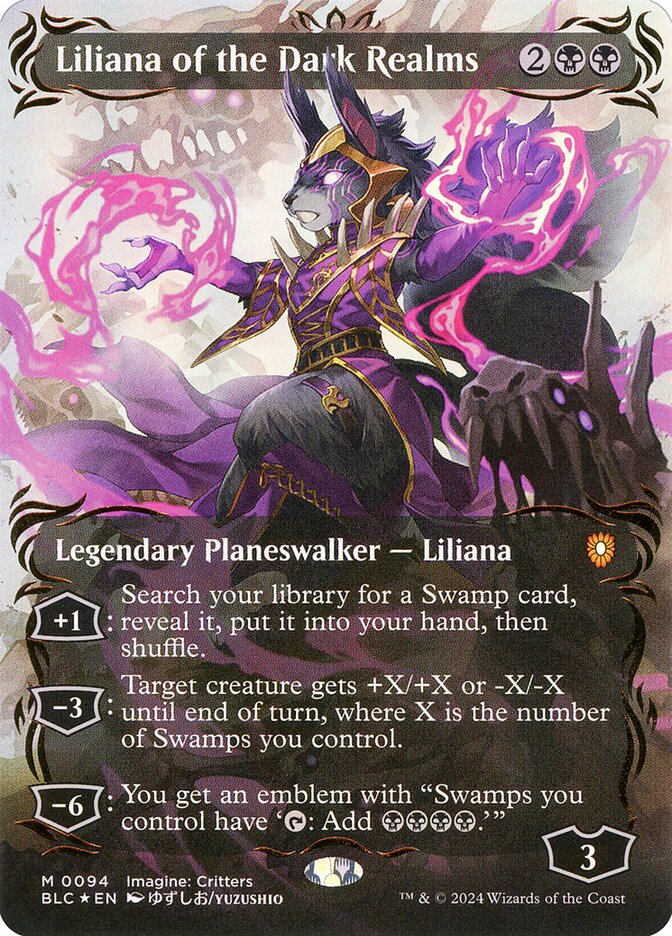 Liliana of the Dark Realms (94) - Bloomburrow Commander (BLC)