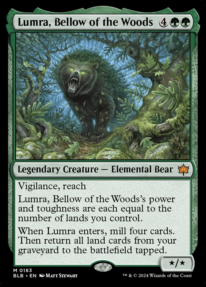 Lumra, Bellow of the Woods (183) - Bloomburrow (BLB)