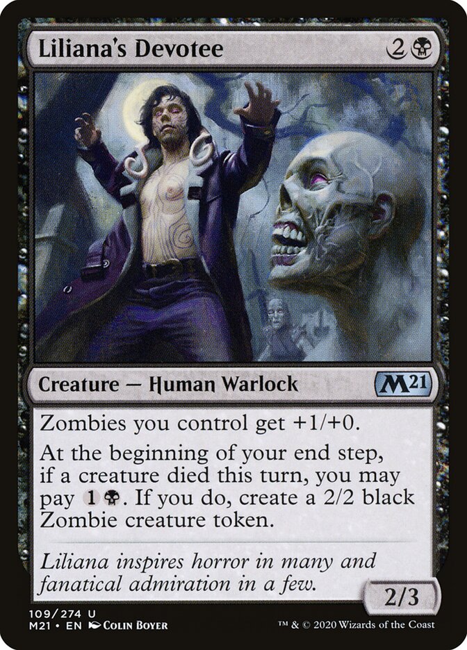 Liliana's Devotee (109) - Core Set 2021 (M21)