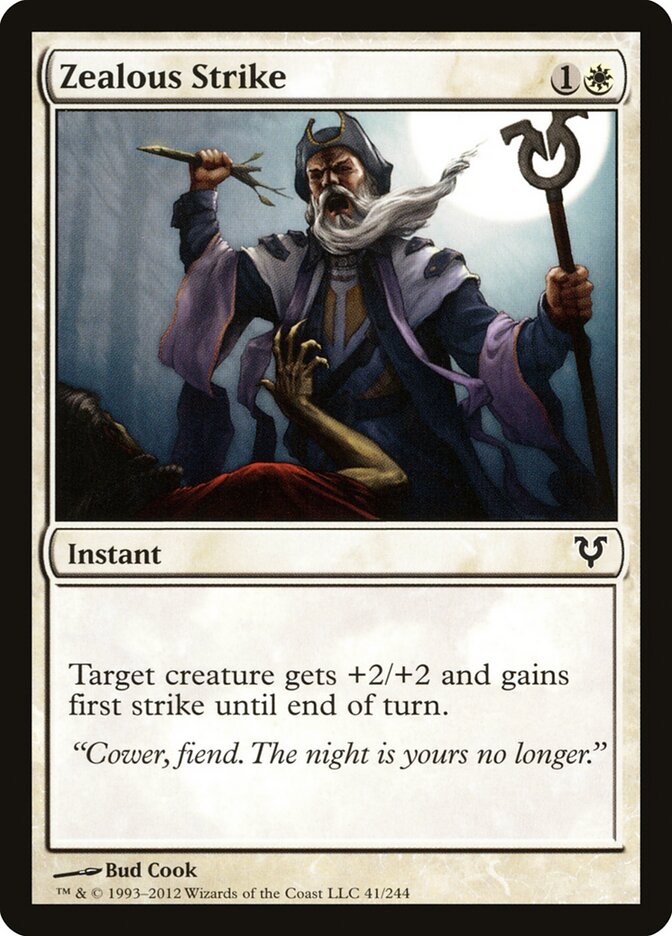 Zealous Strike (41) - Avacyn Restored (AVR)